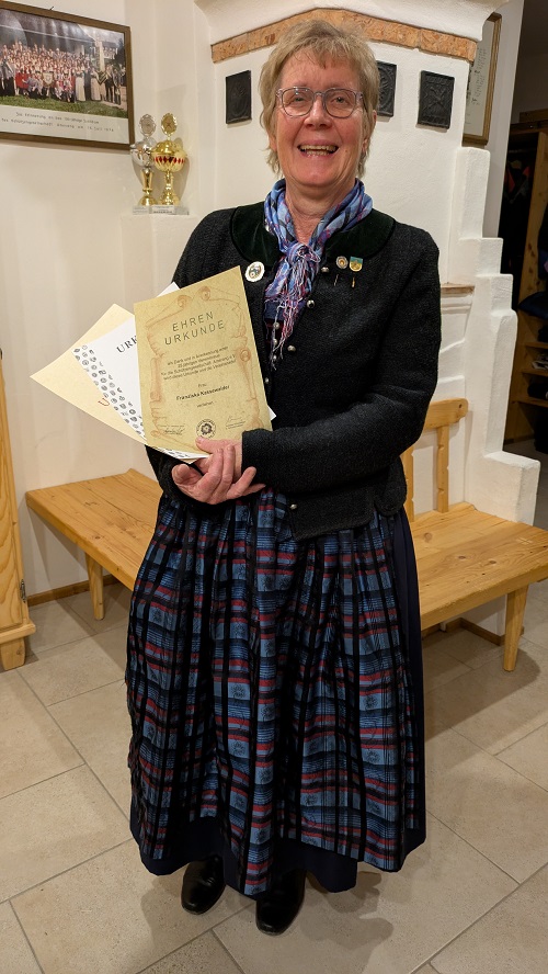 Ehrung Franziska Kassewalder 2025